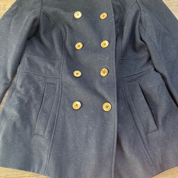 Michael Kors Wool Blend Peacoat Blue Size Small - Picture 9 of 14